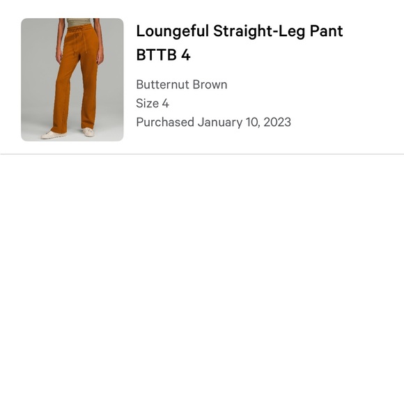 Lululemon Loungeful Straight Leg Pant - Picture 5 of 5